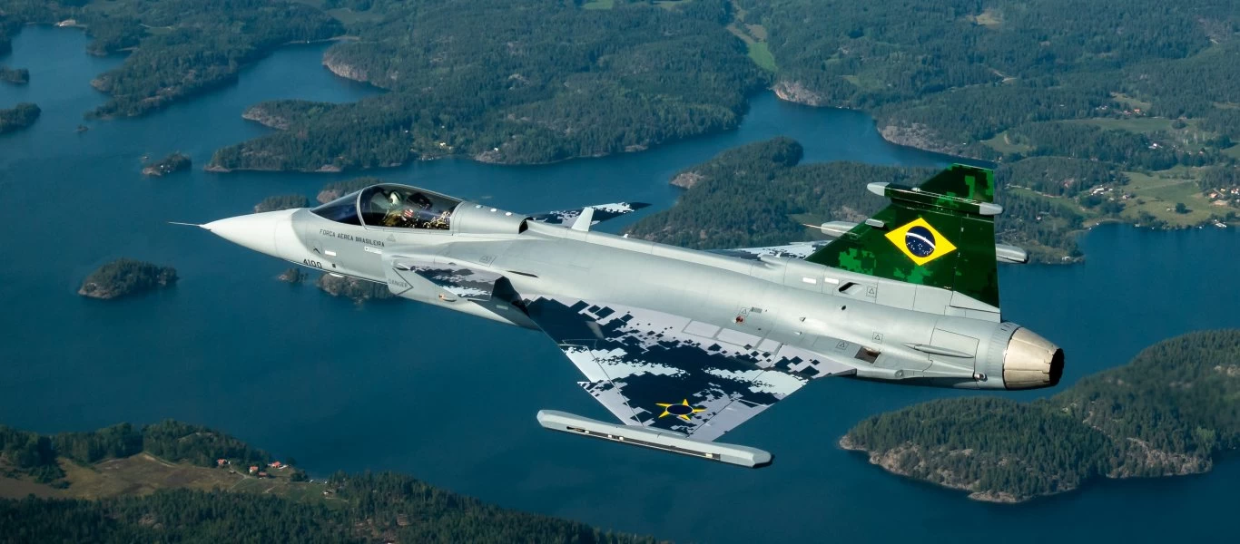 Σουηδία: Πρώτη πτήση για το Gripen E της Αεροπορίας της Βραζιλίας (βίντεο)